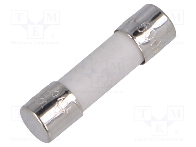 Fuse: fuse; 4A; 500VAC; ceramic,cylindrical; 5x20mm; Package: bulk