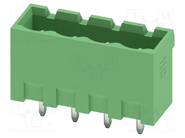 PCB headers, nominal cross section: 2.5 mm?, color: green, n