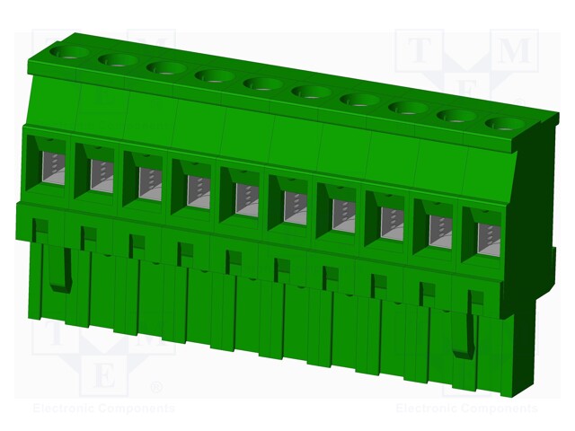 Connector: pluggable terminal block; plug; female; angled 90°