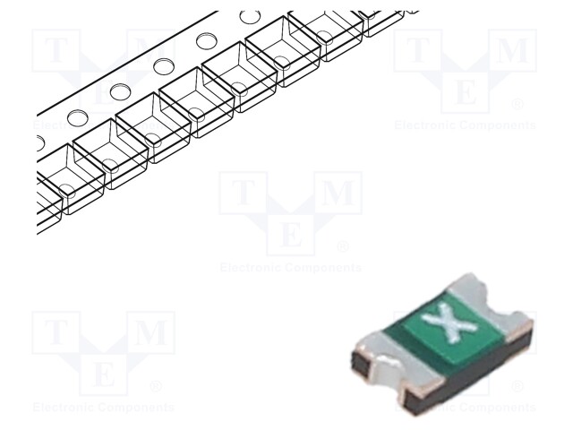 Fuse: PTC polymer; 80mA; Imax: 40A; Case: 0603; 0ZCM