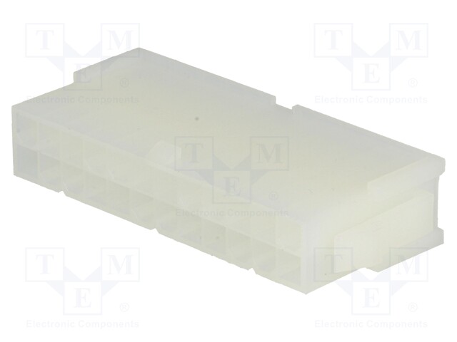 Plug; wire-wire; male; N42G; 4.2mm; PIN: 24; 600V; Locking: latch