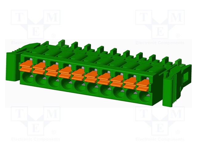 Connector: pluggable terminal block; plug; female; straight; 5.5A
