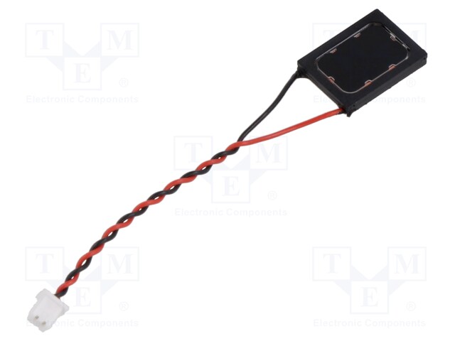 Loudspeaker; miniature; 700mW; 6Ω; 15x11x2.5mm; Sound level: 92dB