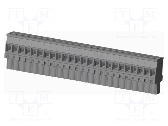 Connector: pluggable terminal block; plug; female; angled 90°