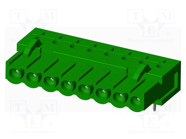 Connector: pluggable terminal block; socket; female; angled 90°