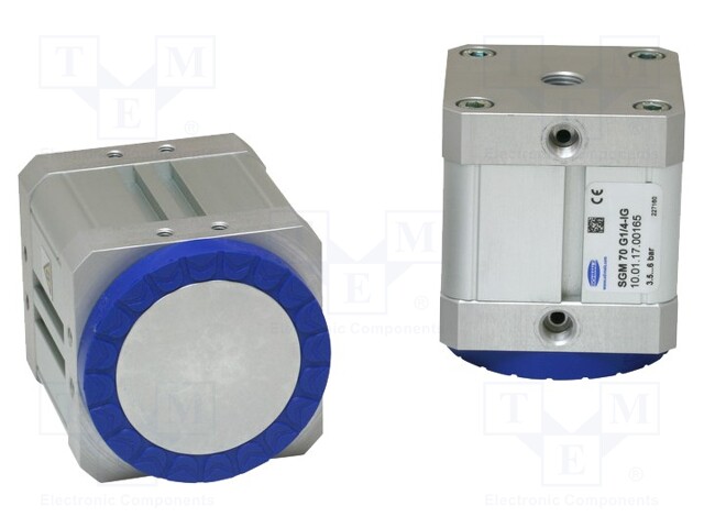 Magnetic gripper; 715g; 5÷70°C; 3.5÷6bar; 290N