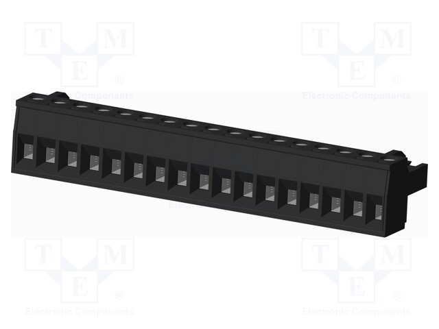 Connector: pluggable terminal block; plug; female; straight; 5mm