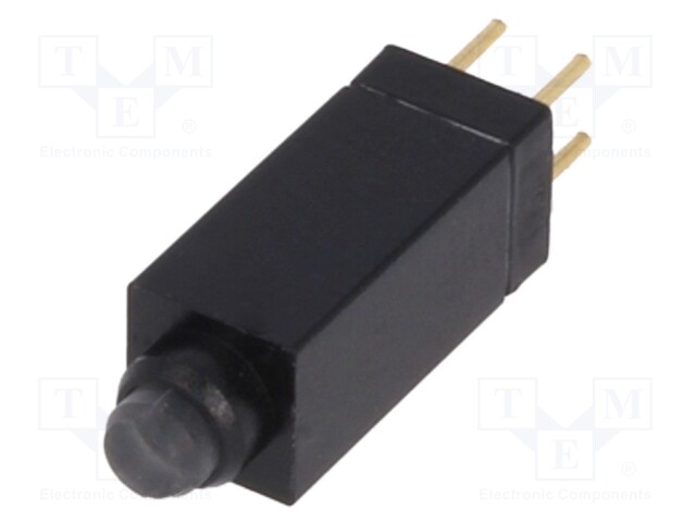Switch: push-button; Pos: 2; SPDT; 0.1A/24VAC; Illumin: LED; yellow