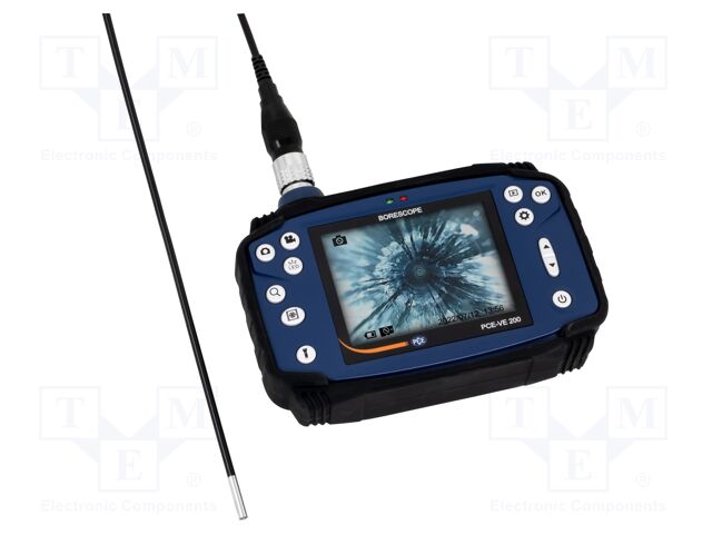 Inspection camera; Display: LCD 3,5"; 90°; Cam.res: 640x480; 5h