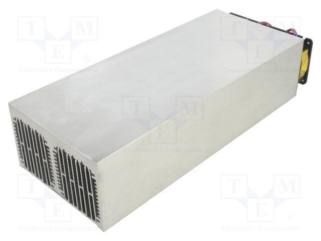 Heatsink: extruded; grilled; universal; aluminium; L: 300mm; H: 74mm