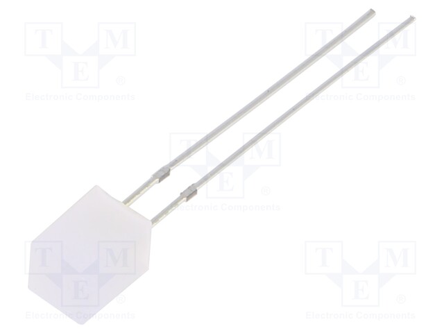 LED; rectangular; 5x5x7mm; bipolar,bicolour; red/yellow; 140°