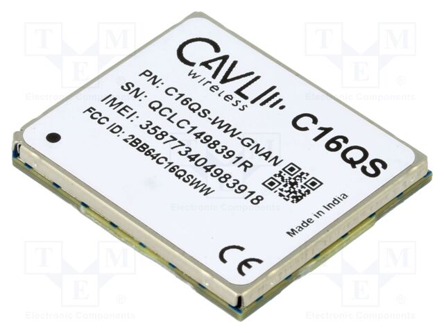 Module: LTE; Down: 10Mbps; Up: 5Mbps; LGA; SMD; GNSS,LTE CAT1