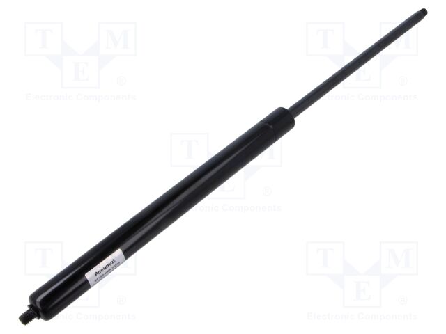 Gas spring; Thread: M8; E: 455mm; Øout: 21mm; Piston diam: 10mm; 400N