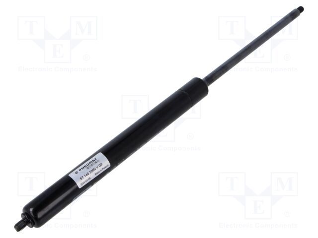 Gas spring; Thread: M6; E: 325mm; Øout: 18mm; Piston diam: 8mm; 300N