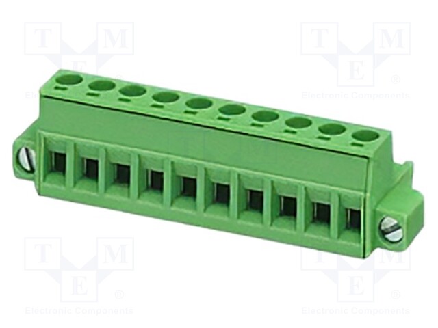 Pluggable terminal block; 5.08mm; ways: 8; straight; plug; female