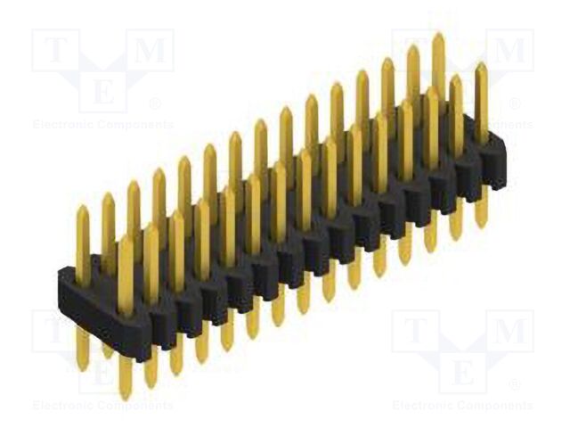Connector: pin strips; pin header; male; PIN: 30; 1.27mm; THT; 2x15