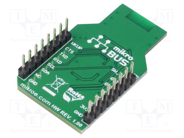 Click board; Bluetooth; I2C,UART; RN4678; mikroBUS connector