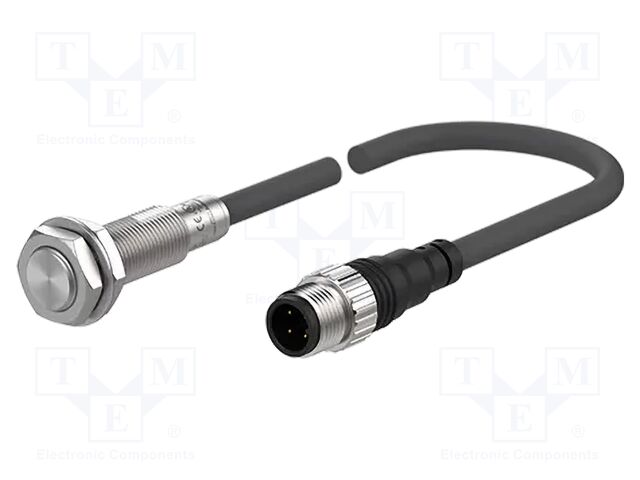 Sensor: inductive; OUT: PNP / NO; 3mm; 10÷30VDC; M12