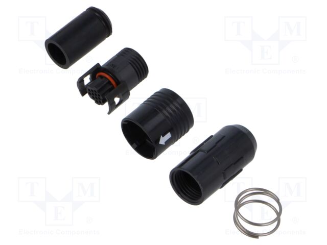 Connector: circular; HR30; Locking: push-pull; plug; female; 2A