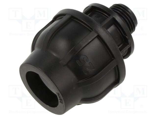 Splice terminal: clamping; Thread: G 1/2" external; 25mm; Plast