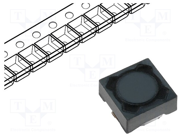 Inductor: wire; SMD; 100uH; 500mA; 790mΩ; 7.3x7.3x3.2mm; ±20%