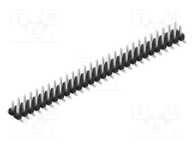 Connector: pin strips; pin header; male; PIN: 56; 2.54mm; SMT; 2x28