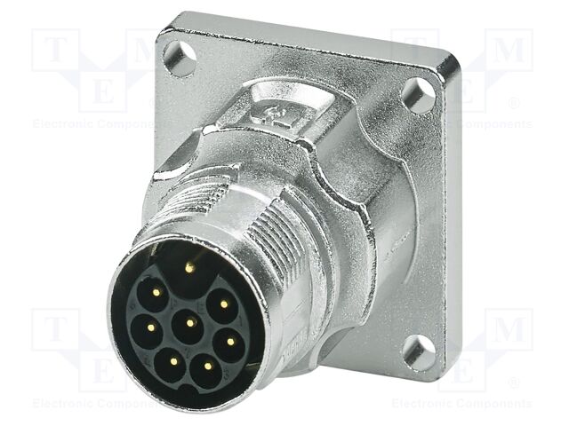 Connector: M17; socket; M17 PRO; PIN: 8; 630V; 14A; IP67; 7+PE