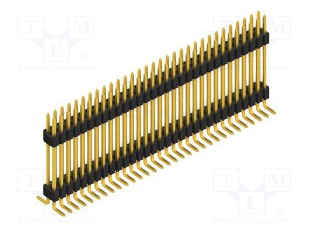 Connector: pin strips; pin header; male; PIN: 62; 1.27mm; SMT; 2x31