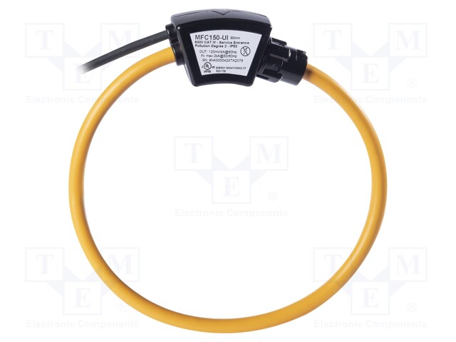 Rogowski coil; -40÷75°C; I AC: 0÷2kA; Kind: current; Colour: yellow