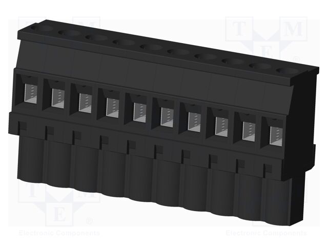 Connector: pluggable terminal block; plug; female; angled 90°