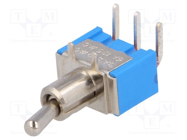 Switch: toggle; Pos: 2; SPDT; ON-ON; 3A/250VAC; -25÷85°C; 20mΩ