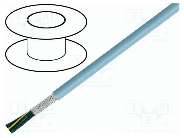 Wire; ÖLFLEX® CLASSIC 135 CH; 2x0,5mm2; tinned copper braid