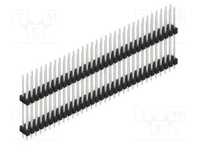 Connector: pin strips; pin header; male; PIN: 66; 2.54mm; THT; 2x33