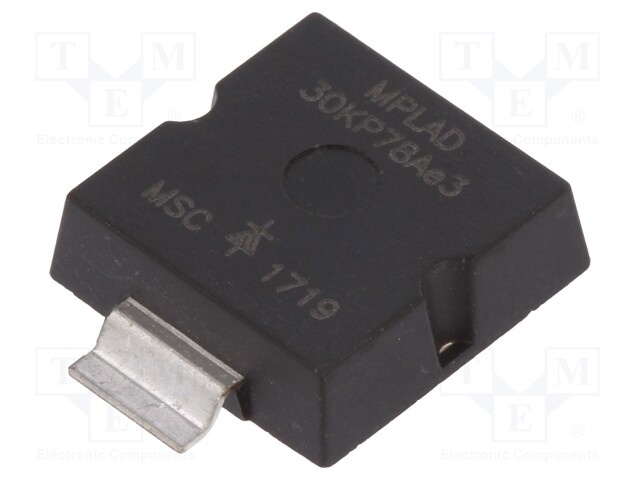 Diode: transil; 30kW; 86.7÷95.8V; 240A; unidirectional; PLAD