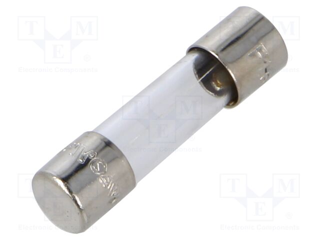 Fuse: fuse; time-lag; 1.6A; 250VAC; ceramic,cylindrical; 5x20mm