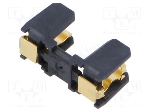 Fuse holder; cylindrical fuses; Mounting: SMT; -40÷85°C; 10A; 10mΩ