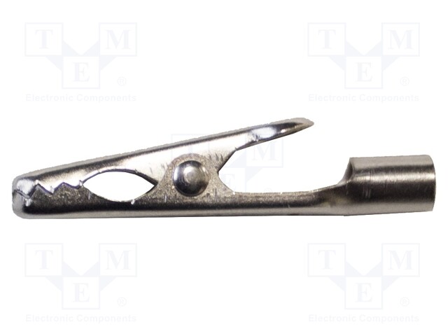 Crocodile clip; 5A; Grip capac: max.4.8mm; Overall len: 32mm