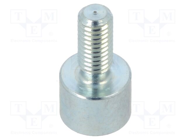 Magnet: permanent; neodymium; 5N; Ø: 6mm; H: 4.5mm; steel; steel