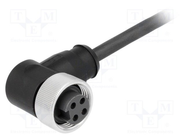 Plug; 7/8"; 10m; female; PIN: 4; angled 90°; with lead; TPU