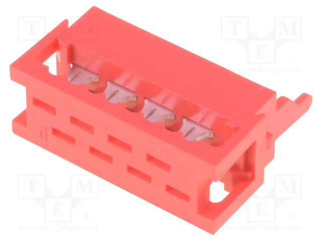 Plug; wire-board; male; PIN: 8; IDC; for ribbon cable; 1.5A; 30mΩ