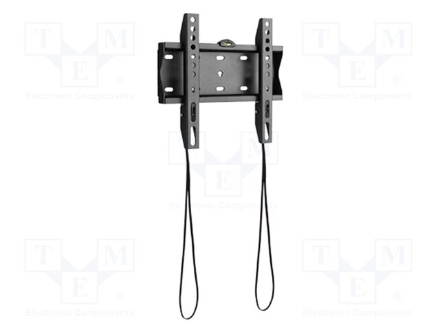 Holder; for wall mounting; 30kg; 23÷42"; black; permanent