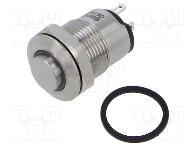 Switch: vandal resistant; Pos: 2; SPST-NO; 2A/36VDC; IP65; OFF-ON