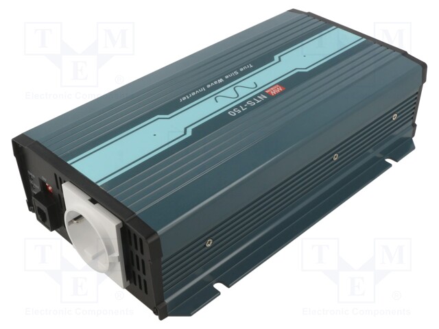 Converter: DC/AC; 750W; Uout: 230VAC; 20÷33VDC; Out: EU,mains 230V