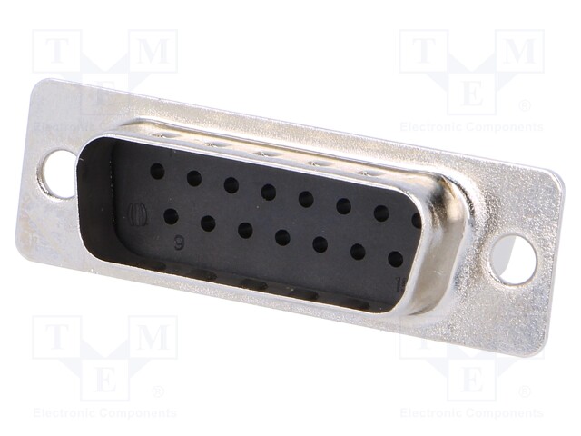 D-Sub; PIN: 15; plug; male; w/o contacts
