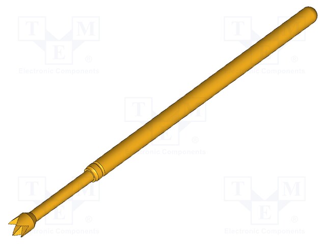 Test needle; Operational spring compression: 4.3mm; 5A; Ø: 1.5mm