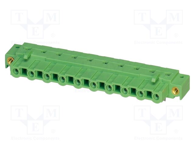PCB headers, nominal cross section: 2.5 mm?, color: green, n
