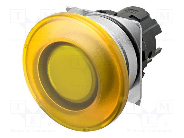 Switch: push-button; 22mm; Stabl.pos: 2; mushroom; Pos: 2