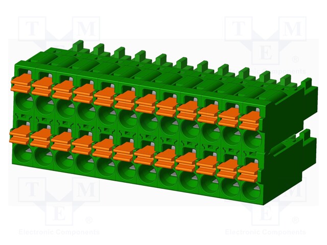 Connector: pluggable terminal block; plug; female; straight; 5.5A