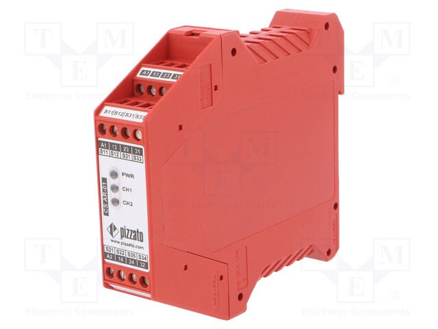 Module: safety relay; Series: CS; Mounting: DIN; -25÷55°C; 24VDC