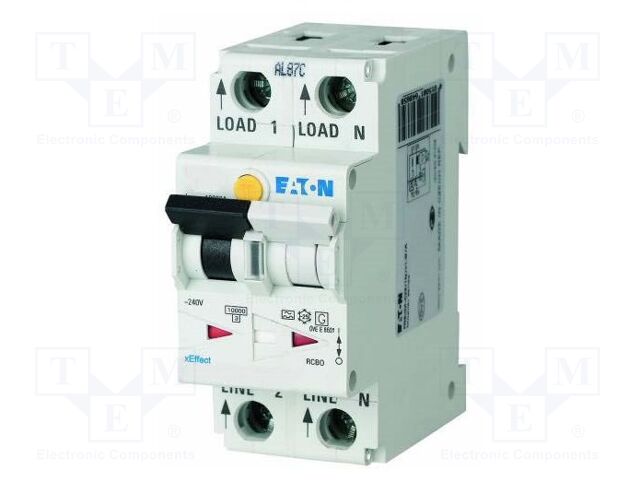 RCBO breaker; Inom: 20A; Ires: 30mA; Poles: 1+N; 240VAC; IP20; FRBdM